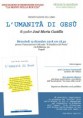 4° INCONTRO DEL 19-12-2018 al "Giardino del Poeta" - Trascrizione della Presentazione  del libro "L'umanità di Gesù" del 19/12/2018